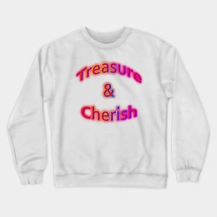 Treasure & Cherish Neon Retro Rainbow Crewneck Sweatshirt